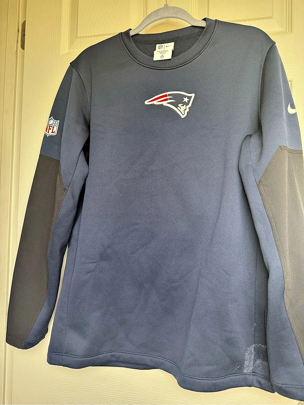 Nike New England Patriots Nike Dri-FIT jersey Men's Blue & Gray Size Large
